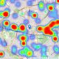 Mansell McTaggart - Crawley listings heatmap