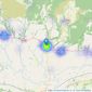 Cundalls - Pickering listings heatmap