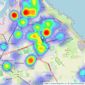 Conway Christie - South Tyneside listings heatmap