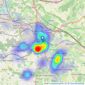 Geering & Colyer - Maidstone listings heatmap