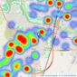 Mosley Jarman - Wilmslow listings heatmap