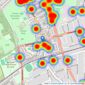 Goodfellows - Cheam Village listings heatmap