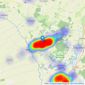 Robert Bell & Company - Woodhall Spa listings heatmap
