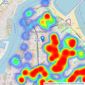 Andrew Craig - South Shields listings heatmap