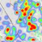 Thomas Brown Estates - Orpington listings heatmap