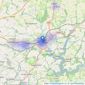 Northwood - Truro listings heatmap