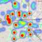 Hamptons - Ealing listings heatmap