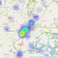 FBM - Haverfordwest listings heatmap