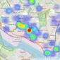 Enfields - Southampton listings heatmap