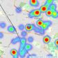 Robinson Jackson - Orpington listings heatmap