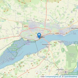Graham & Sibbald - Dundee listings heatmap