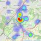 SK Estate Agents - Sheffield listings heatmap