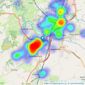 Reeds Rains - Wilmslow listings heatmap
