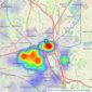 Chambers Property - Water Orton listings heatmap