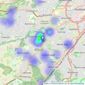 Staves Estate Agents - Banner Cross listings heatmap