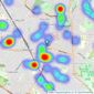 Linay & Shipp - Orpington listings heatmap
