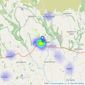 Peter Illingworth - Kirkbymoorside listings heatmap