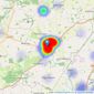 Hunter French - Tetbury listings heatmap