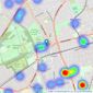 Fine & Country - Cheam listings heatmap