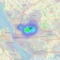 Northwood - Liverpool listings heatmap