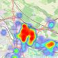 Ferris & Co - Penenden Heath listings heatmap