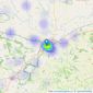 Cundalls - Malton listings heatmap