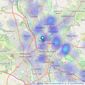 OneAgency - Stoke-On-Trent listings heatmap