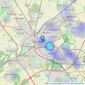 Elite Property - Doncaster listings heatmap