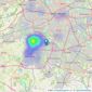 Swithenbank Estate Agents - Altrincham listings heatmap