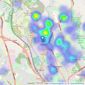 Your Move - Tunstall listings heatmap