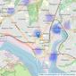 Woolley & Wallis - Covering Southampton listings heatmap