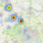 CBSlade - Cricklade listings heatmap