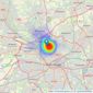 Aubrey Lee & Co - Prestwich listings heatmap
