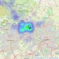 Hardisty Prestige - Horsforth listings heatmap