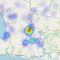 West Wales Properties - Haverfordwest listings heatmap