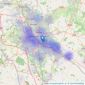 Findahome Online Ltd - Stoke-on-Trent listings heatmap