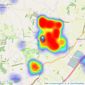 Lisa Costa Residential Sales & Lettings - Thornbury listings heatmap