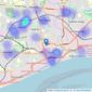 MRC Estate & Letting Agents - Hull listings heatmap