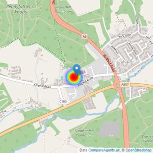 Peter David Homes Limited listings heatmap