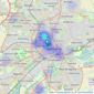 CITY LETTINGS (UK) LIMITED - Nottingham listings heatmap