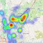 Debra Timmis Estate Agents - Milton listings heatmap