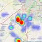 Carlton Estates - Narborough listings heatmap