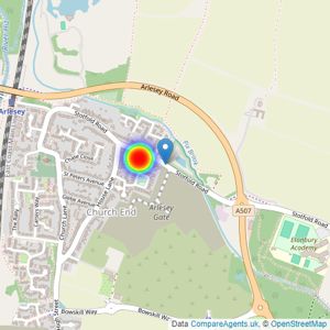 Homemade Homes by Accent listings heatmap