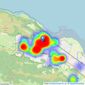 Fox & Sons - Minehead listings heatmap
