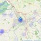 Fine & Country - Carlisle listings heatmap