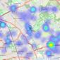 Reeds Rains - West Derby listings heatmap
