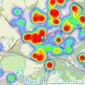 Manning Stainton - Horsforth listings heatmap