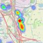 Waters & Co. - Birmingham listings heatmap