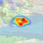 Fisks Ltd - Canvey Island listings heatmap