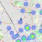 Kenton - Orpington listings heatmap